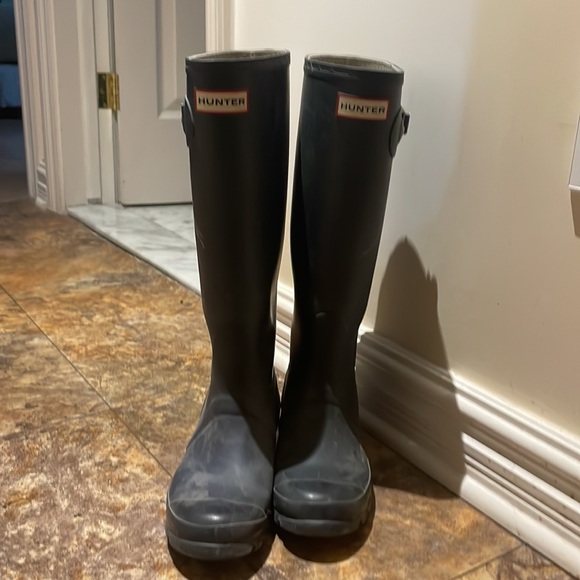 Navy tall rainboots original - Picture 2 of 4